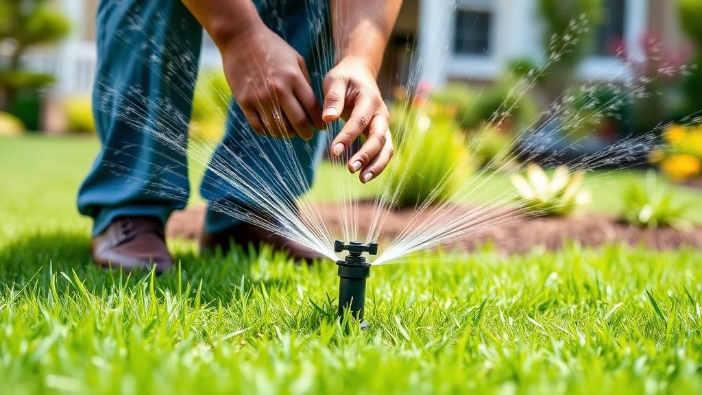 Sprinkler & Landscape